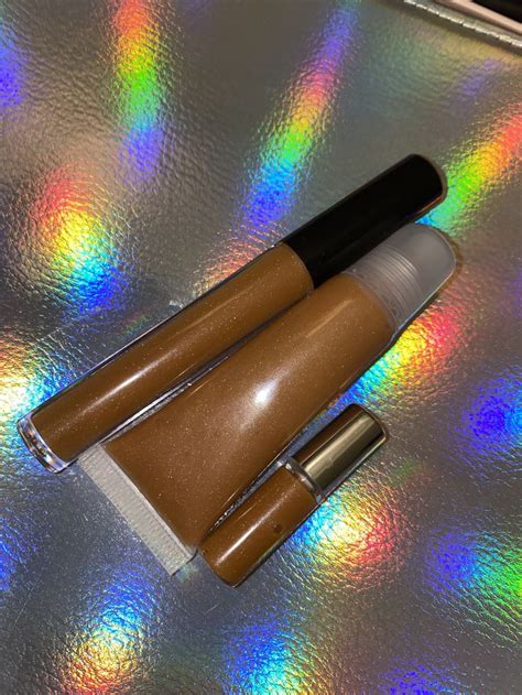 Nude Angel Shimmering Coconut Oil Lipgloss Lip Gloss Cosmetic Glitter Lip Balm Gloss