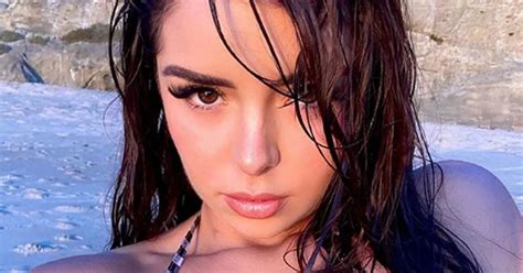Demi Rose Strips Topless And Covers Herself In Oil In Blisteringly Hot