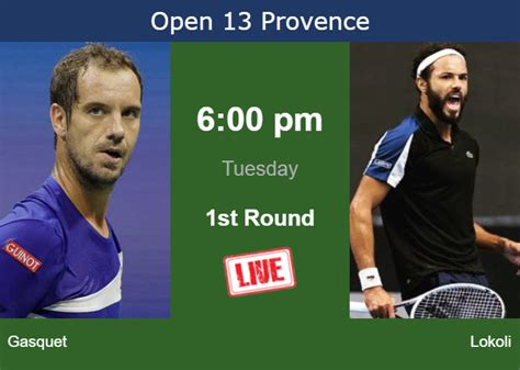 How To Watch Gasquet Vs Lokoli On Live Streaming In Marseille On