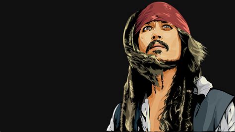 Jack Sparrow Minimal Art 4k Wallpaperhd Artist Wallpapers4k