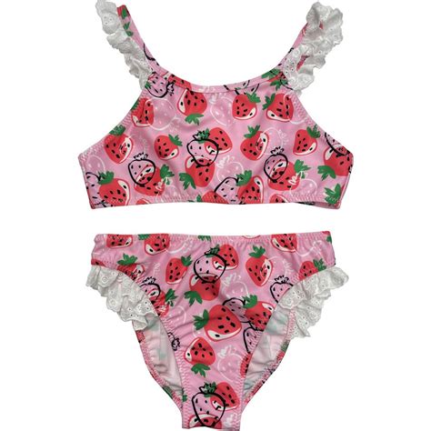Tortue Παιδικό Μαγιό Bikini Set για Κορίτσι Ροζ S2 114 204 BestPrice gr