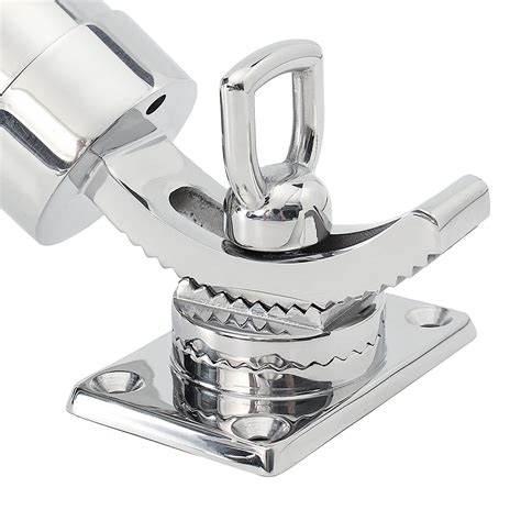 Stainless Steel Adjustable Fishing Rod Holder Deck Mount For Boat