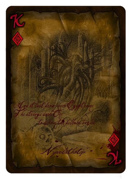 King Of Diamonds From Cthulhu The Great Old One Necronomicon Edition