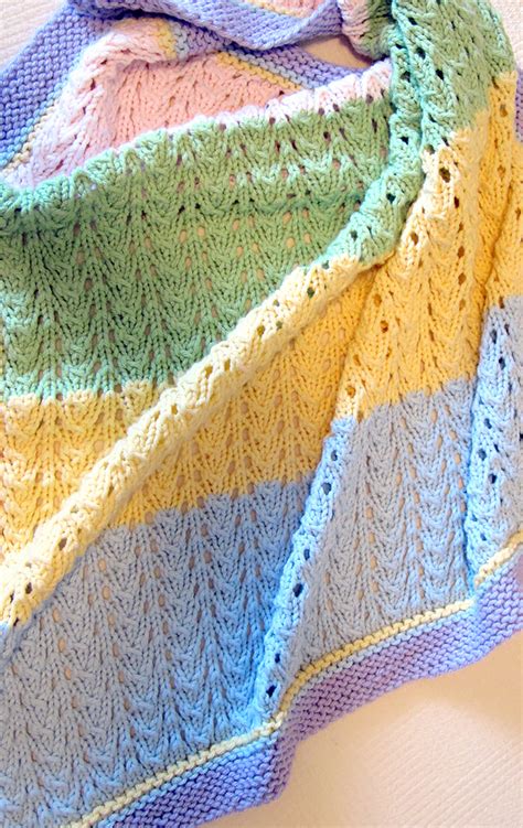 4 Row Repeat Baby Blanket Knitting Patterns In The Loop Knitting