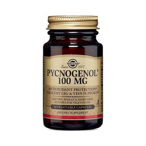 Buy Solgar Pycnogenol 100 Mg Vegetable Capsules 30 S Online At Best