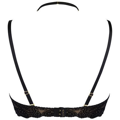 Bezauberndes Neckholder Bustier Aus Zarten Materialien Schwarz BHs Heben Club Hot