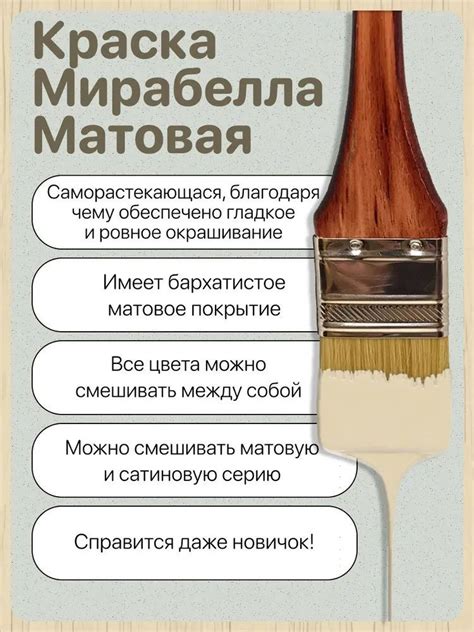 Краска Мирабелла Специальная для перекраски мебели Матовая ...