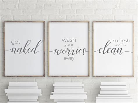 Get Naked Wash Your Worries Away So Fresh And So Clean Etsy India