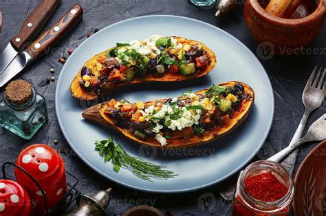 Sweet Potato Batata Baked With Vegetables 13181509 Stock Photo At