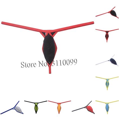 Men S Tear Drop Micro G String Breathable Mini Bikini Pouch Tanga Underwear Aliexpress