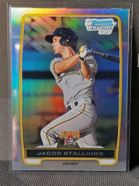 Jacob Stallings Topps St Bowman Chrome Refractor Bdpp Ebay