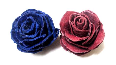 Egg Carton Roses Step By Step Egg Carton Crafts YouTube