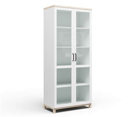 Стеллаж Техас - 1 закрытый, белый 90х45х210 см Белый