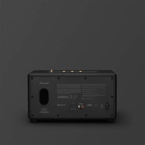 Stanmore III Black - Bluetooth home speaker | Marshall.com
