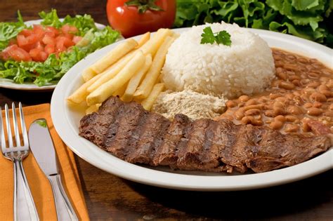 Arroz feijão bife e batata frita Falando de Varejo