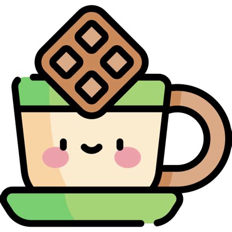 Hot Chocolate Kawaii Lineal Color Icon