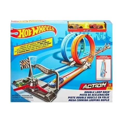 Jual Hot Wheels Track Double Loop Dash Race Playset Di Seller Zoeyden Cast Jembatan Besi Kota