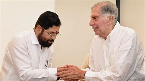 Ratan Tata An Institution Says Maharashtra Cm Shinde Mumbai Times