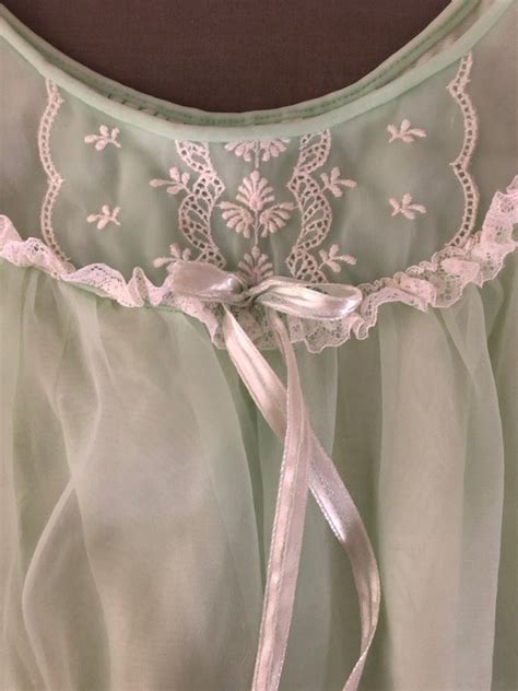 Sex Kitten 1960s Baby Doll Nighty By Miss Elaine E Gem