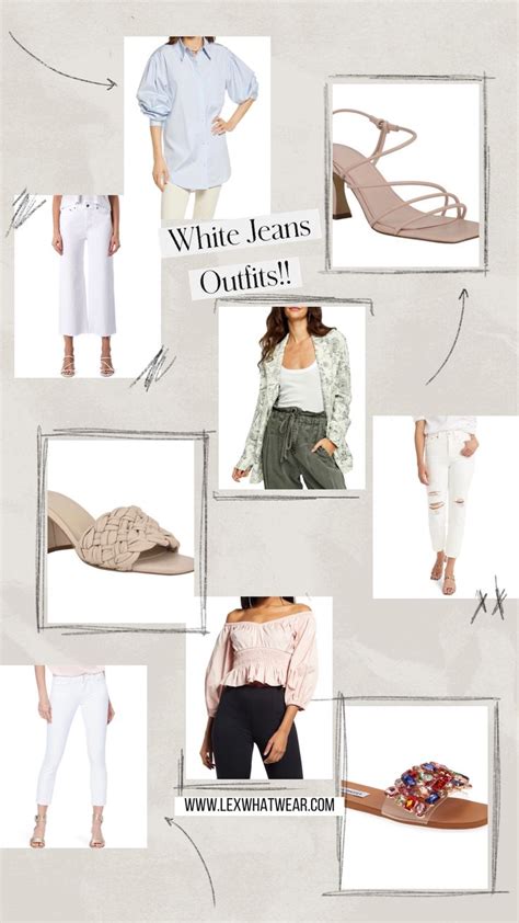 How To Style Your White Jeans Lex What Wear Best White Jeans