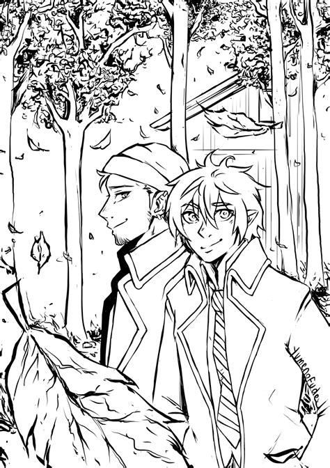 Blue Exorcist Nee Coloring Page Coloring Pages