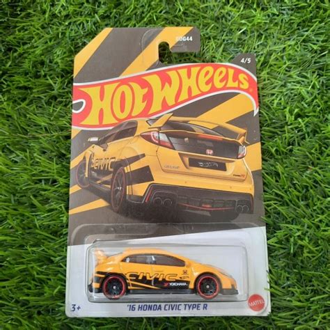 Jual Hot Wheels Reguler Honda Civic Type R Series Kuning Not Mint Shopee Indonesia