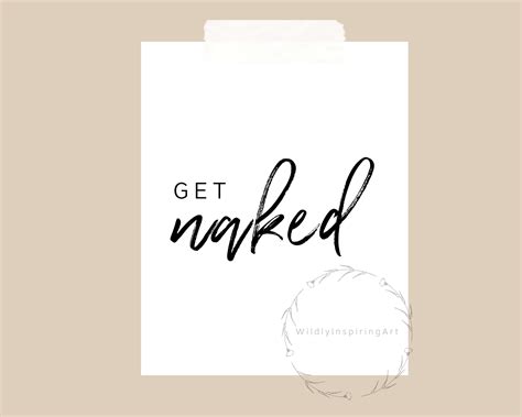 Bathroom Wall Art Relax Get Naked Wash Your Worries Away Etsy