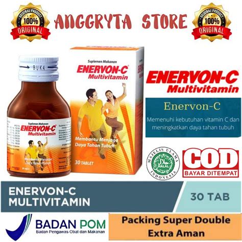 Jual Enervon C Active Botol Suplemen Kesehatan Tablet Multivitamin