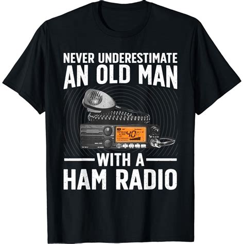 Ham Radio For Grandpa Men Amateur Radio Ham Operator T Shirt Shopee Philippines