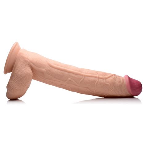 Master Cock Raging Rhino 17 Inch Veiny Dildo Flesh