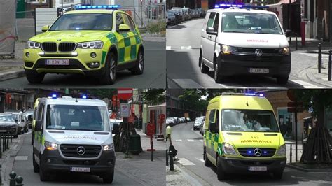 Verschillende Priv Rk Ambulances En Mug Met Spoed Van En Naar Het