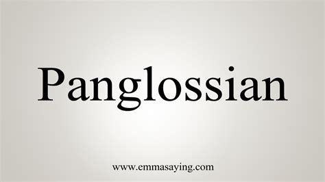 panglossian youtube