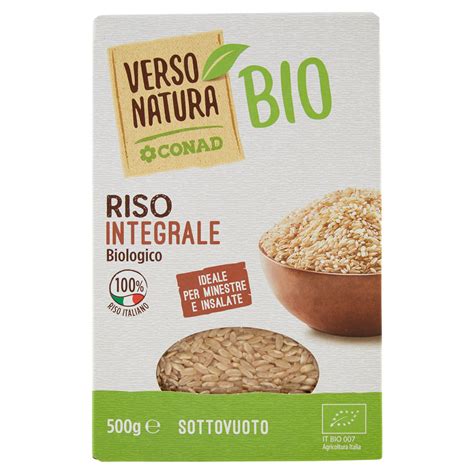 Riso Integrale Biologico 500 G Conad Online Conad