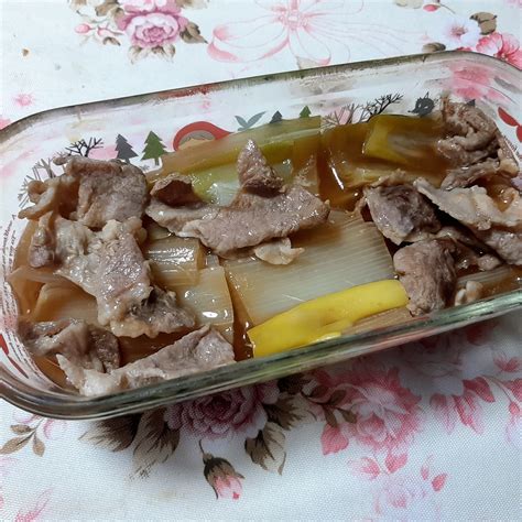 長ねぎと豚肉のレンチン煮 レシピ作り方 by やなママ 楽天レシピ