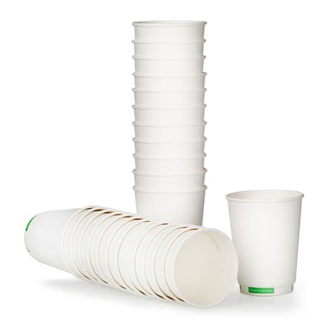 Oz White Double Wall Hot Cup Sovereign