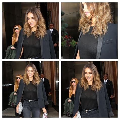 Jessica Marie Alba Jessica Alba See Through Black Bra 1 COLLAGE Porn Pic