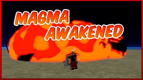 🔥 Awakened Magma Showcase│blox Fruits Youtube