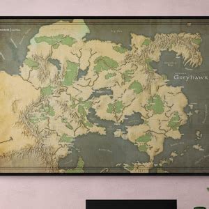 greyhawk map poster etsy