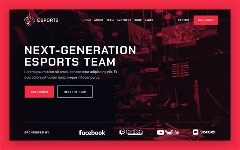 Gaming Esports Webflow Template Esports Brix Templates