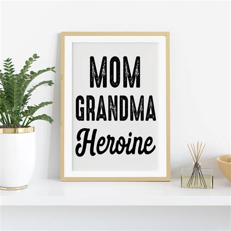 Grandma To Be Print Grandma To Be T New Grandma Wall Art Etsy