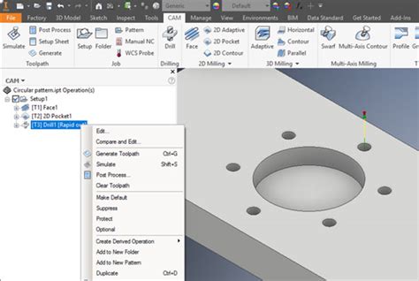 Autodesk Inventor Hsm Why Repeat When You Can Pattern Graitec