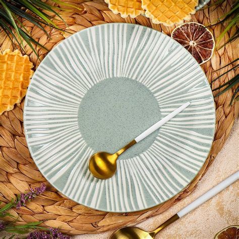 Тарелка десертная, керамика, 20 см, круглая, Дюна, Daniks, A0017SH0479 ...