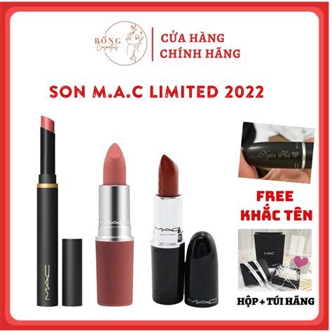 Mua Son Mac Ch Nh H Ng Ruby Woo Chili Son Mac Th I D Ng Powder Kiss