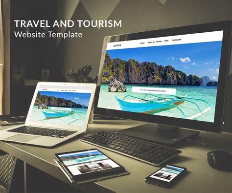 Travel Tourism Website Template on Behance
