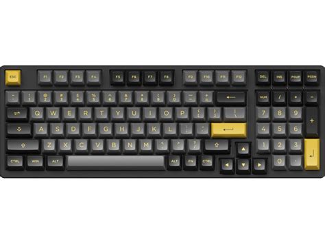 Akko Black Gold B Bluetooth Rgb Double Shot Pbt Hot Swap Star Fish Keyboard