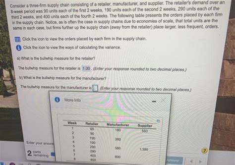 Solved Consider A Three Firm Supply Chain Consisting Of A Chegg