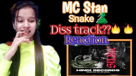 Mc Stan Snake Official Music Video Mc Stan New Song Reaction 🐍