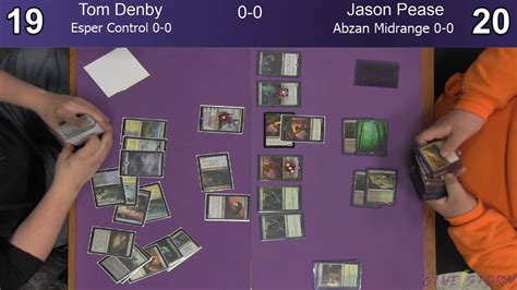 Tom Denby Esper Control Vs Jason Pease Abzan Midrange Friday