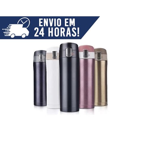 Garrafa T Rmica Port Til A O Inox Inquebr Vel Vacuum Squeeze Quente