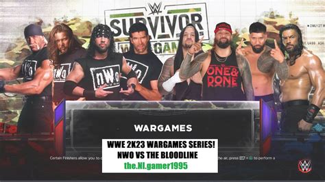 NWO Vs The Bloodline In WARGAMES WWE 2K23 WARGAMES Series Wwe